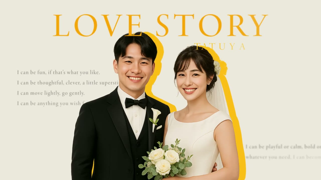 結婚式ムービー作成・外注ならWISH｜年間2,000組の実績・オープニング