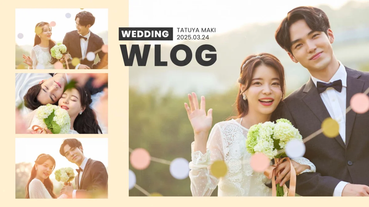 結婚式ムービー WLOGのサンプル画像