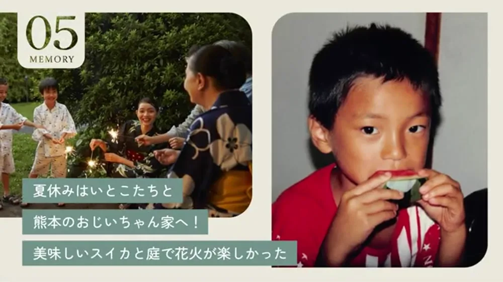 生い立ちパートは、表情がはっきり見える写真を選ぶのが鉄則